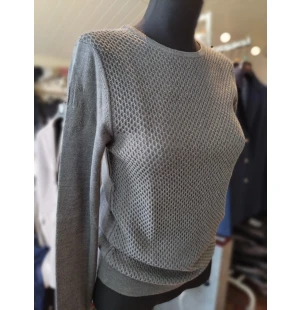 Cavalleria Toscana Wool Knit Honeycomb Crew Neck image