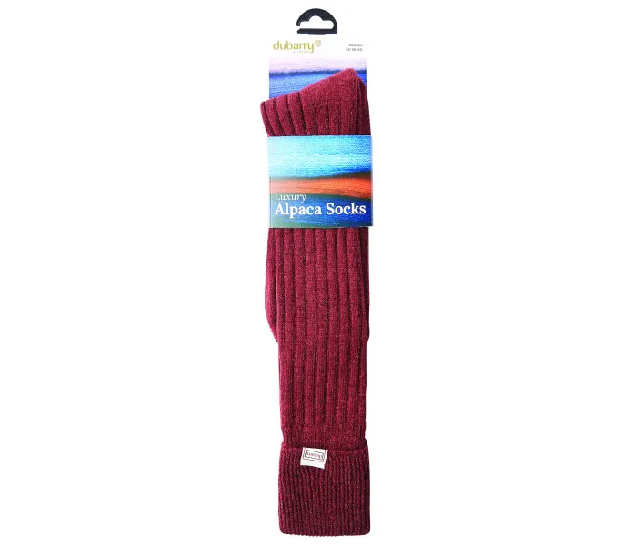 Dubarry alpaca villasukat viinipunaiset kuva