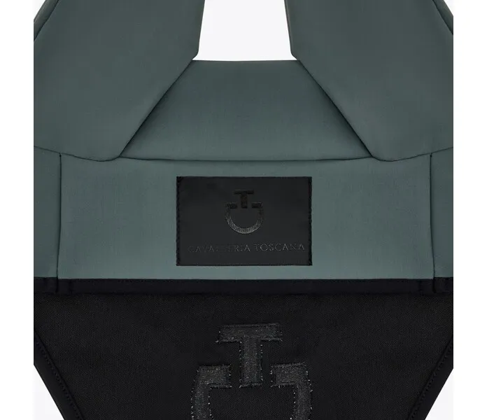 CUF075 Cavalleria Toscana LIGHTWEIGHT JERSEY EAR BONNET vihrea image