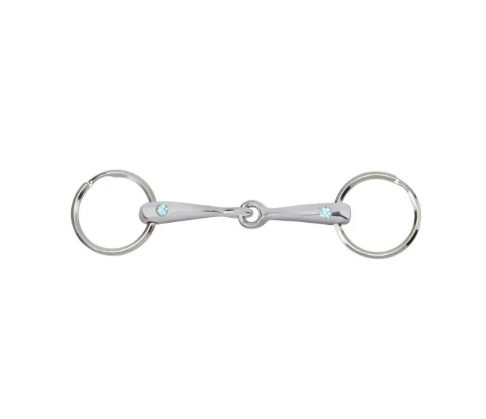 Nyckelring bett chrome ljusbla image