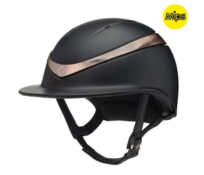 Halo luxe mips svart rosegold kuva