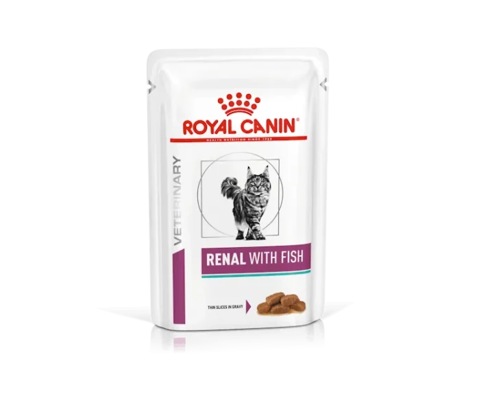 vhn vital support renal cat wet fish cig pouch 85gr packshot image