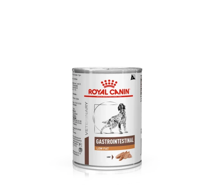 vhn gastrointestinal low fat dog loaf can 400gr packshot image