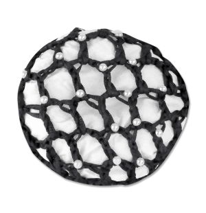 Hårnät med pärlor image