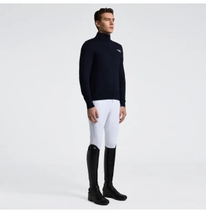 Cavalleria Toscana Merinovilla Half Zip Poolopaita kuva