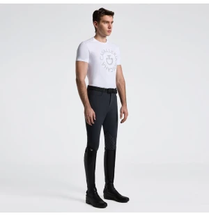 Cavalleria Toscana Miesten T-paita brodeeratulla logolla kuva