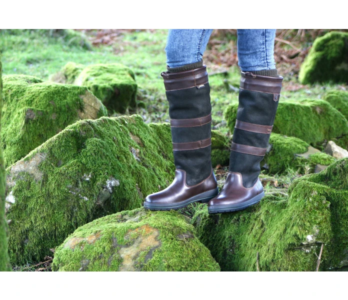 ladies country boot black brown galway 388512 3 image