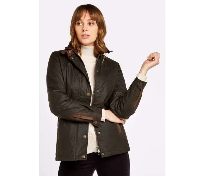 ladies waxed jacket olive mountrath 351709 4 kuva