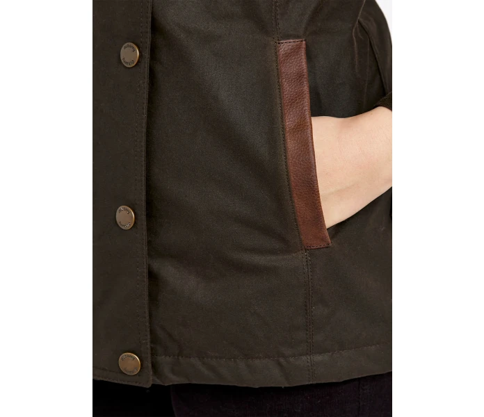 ladies waxed jacket olive mountrath 351709 6 kuva