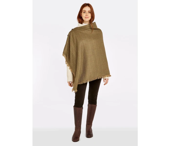 ladies tweed poncho elm hazelwood 354467 2 image