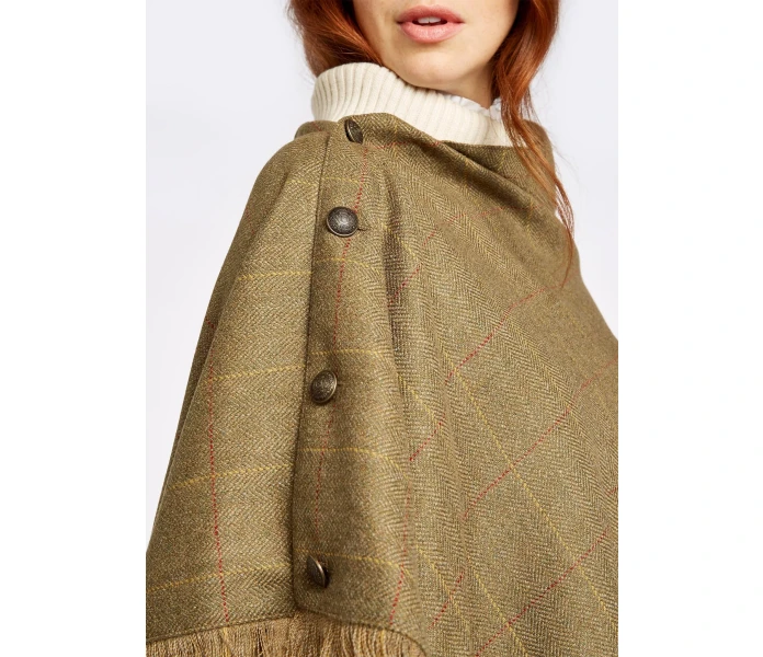 ladies tweed poncho elm hazelwood 354467 5 image