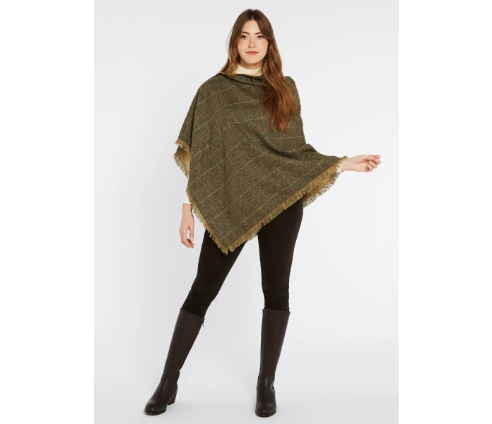 ladies tweed poncho thistle hazelwood 354468 2 image