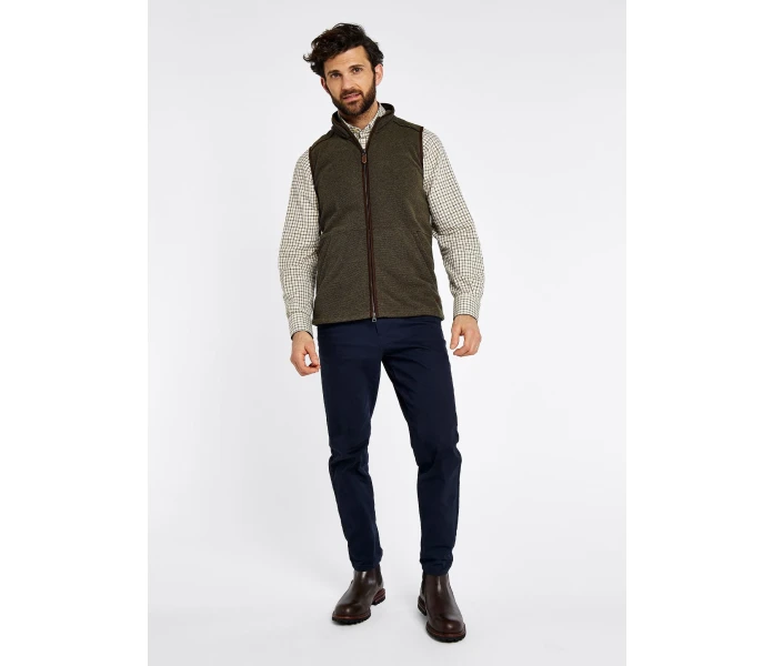 mens fleece gilet olive lifford 440109 2 image