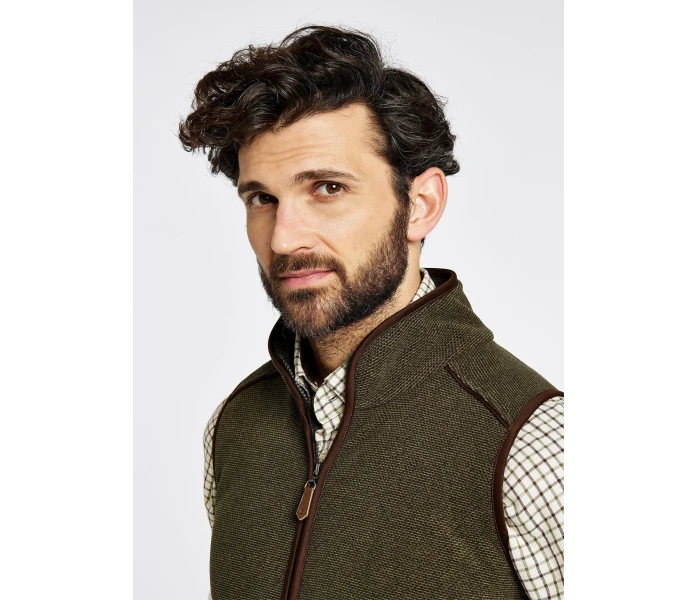 mens fleece gilet olive lifford 440109 5 image