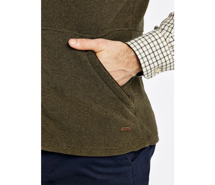 mens fleece gilet olive lifford 440109 6 image