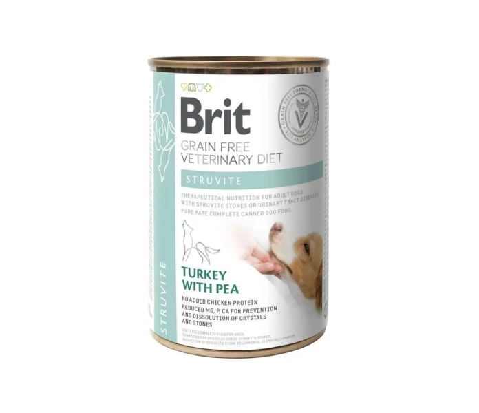 brit gf veterinary diets dog can struvite 400g az e5 kuva