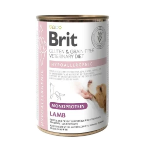 Brit Dog Hypoallergenic Monoprotein Lamb Can 400g kuva