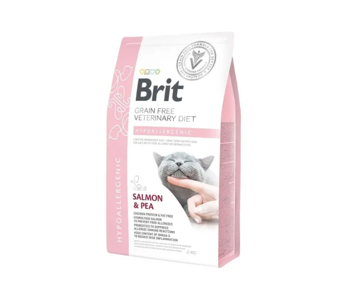 brit veterinary diet cat grain free hypoallergenic az ef kuva