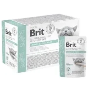 Brit Cat Urinary & Stress Relief Wet 12x85g kuva
