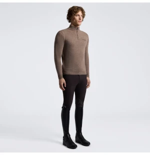 Cavalleria Toscana Ylletröja med Halvpolo och Dragkedja för män image