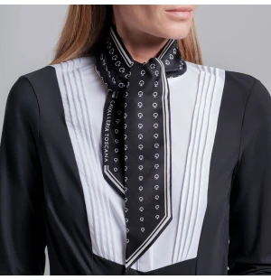 Cavalleria Toscana Jacquard Logo Silkkihuivi kuva