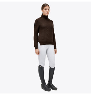 Cavalleria Toscana Label Turtleneck Merino Wool Knit Sweater image