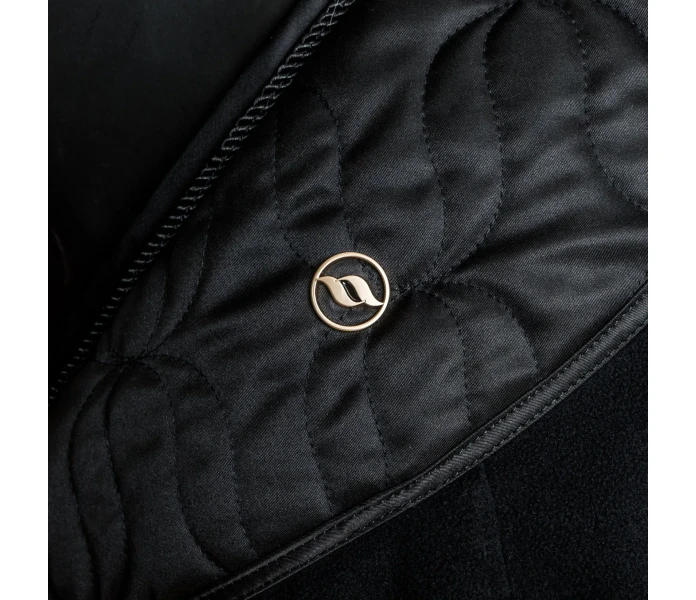 2611DeepNightsHorseFleeceRugBlackDetail02Web image