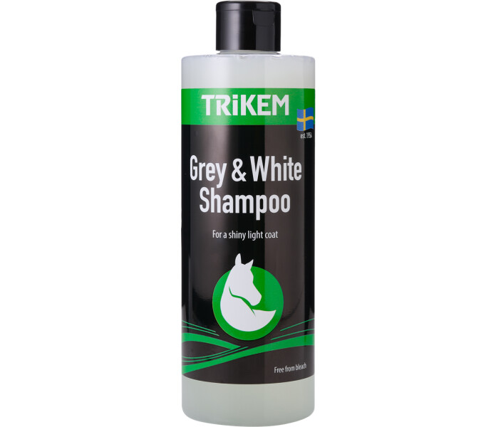 Trikem Grey White shampoo kimoshampoo valkoisille hevosille  image